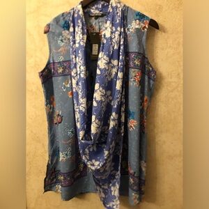 Tolani Scarf Blouse #8653